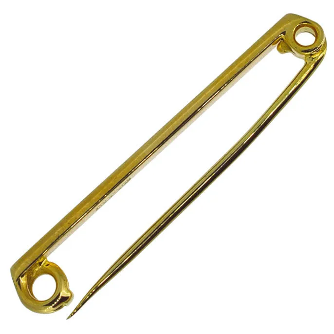 Gold Bar Stock Pin