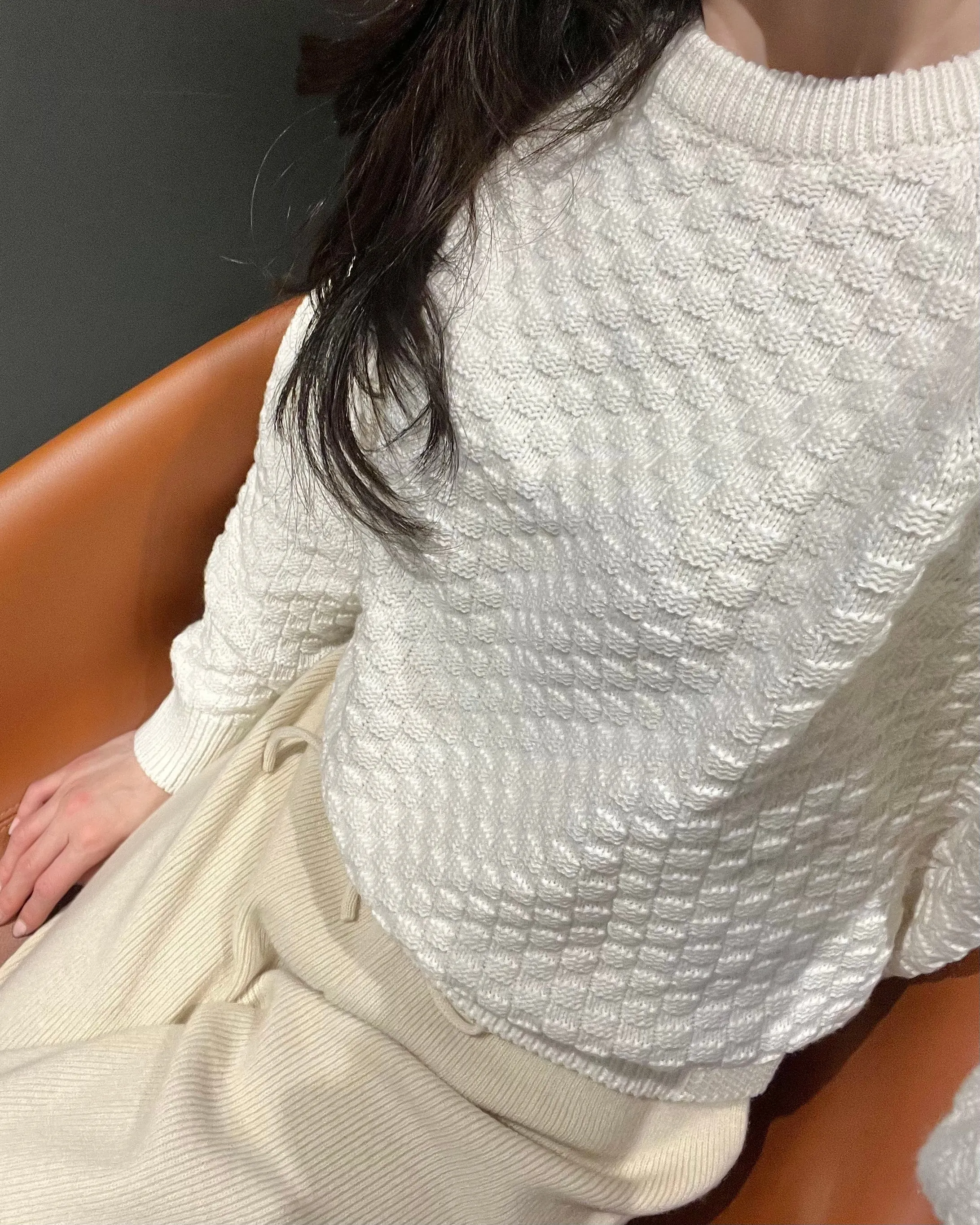 Grid Knit Top