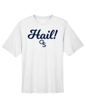 HAIL! GS Short Sleeve Performance Tee - WHITE