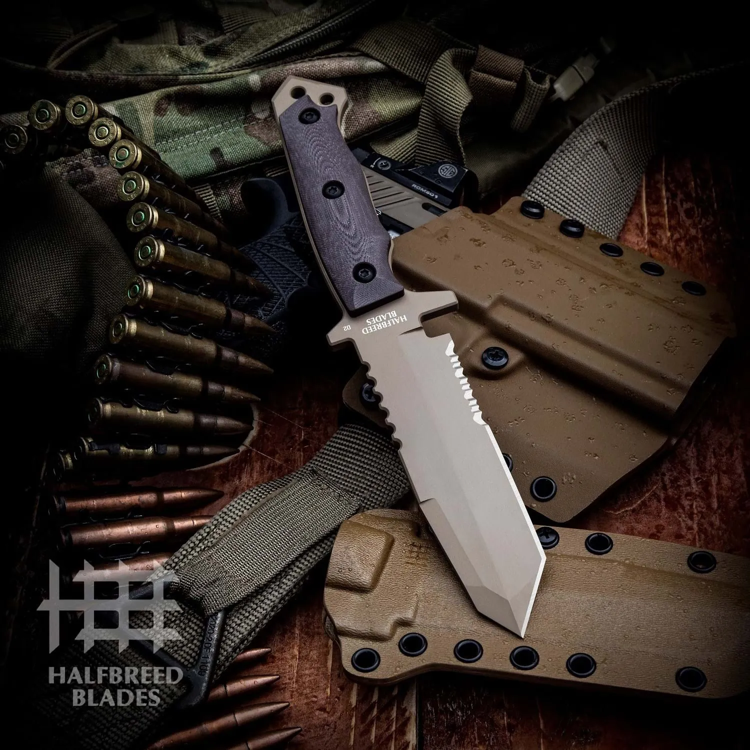 Halfbreed Blades Medium Infantry Knife- Fixed Blade MIK-02