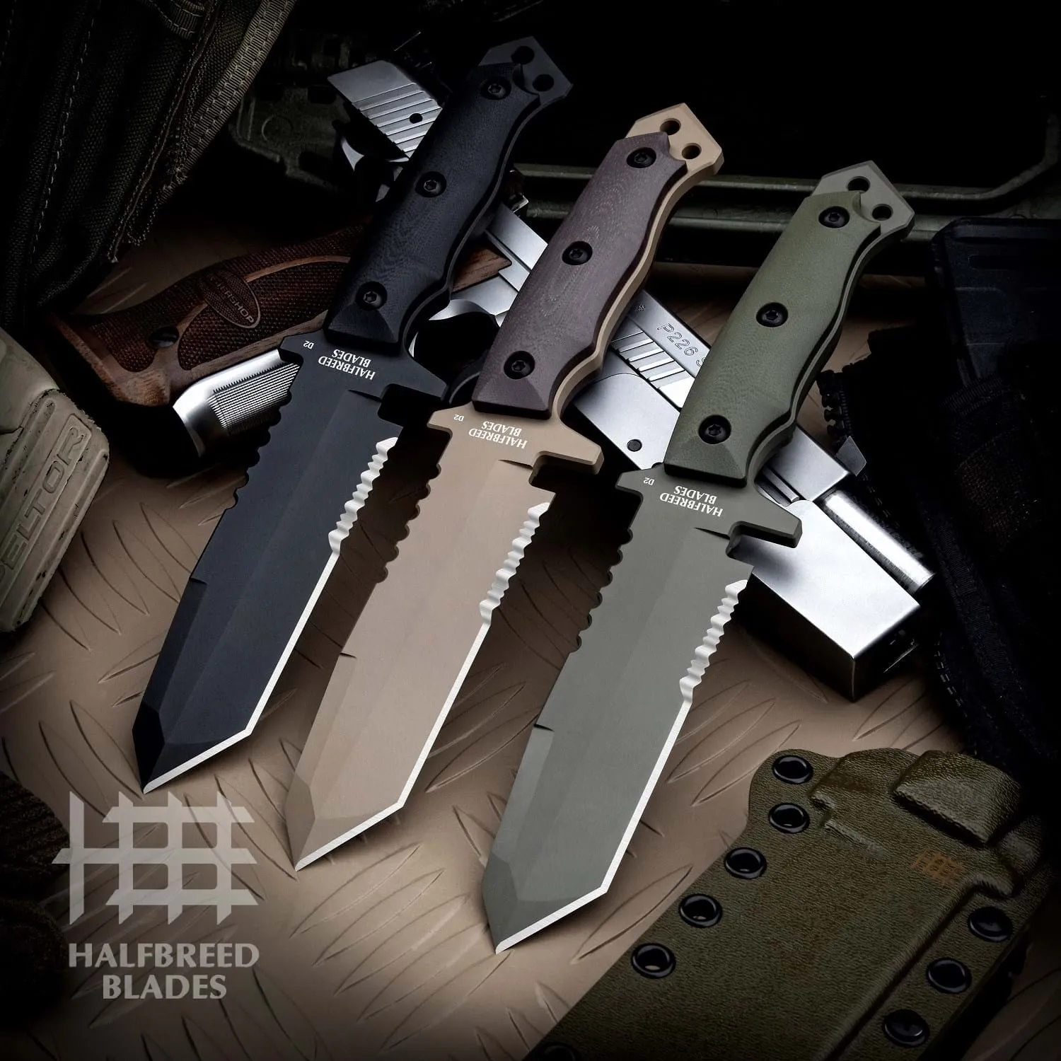 Halfbreed Blades Medium Infantry Knife- Fixed Blade MIK-02