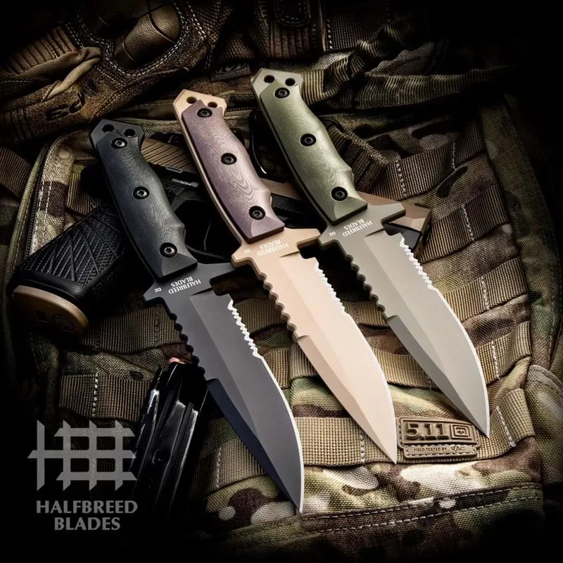 Halfbreed Blades Medium Infantry Knife- Fixed Blade MIK-03