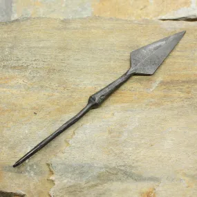 Hand-Forged Iron Arrowhead with Tang