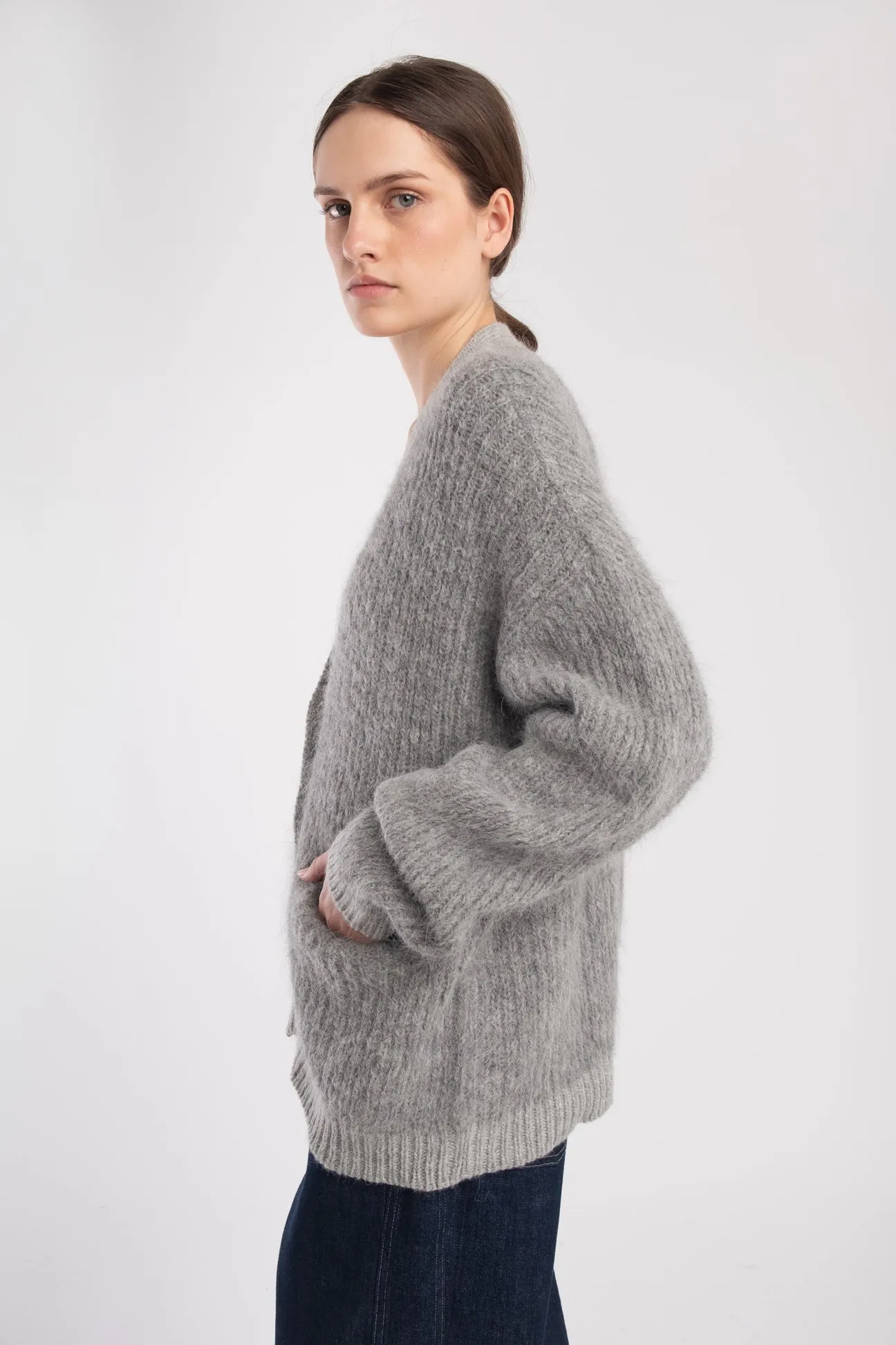 Heather Grey Kiko Cardigan