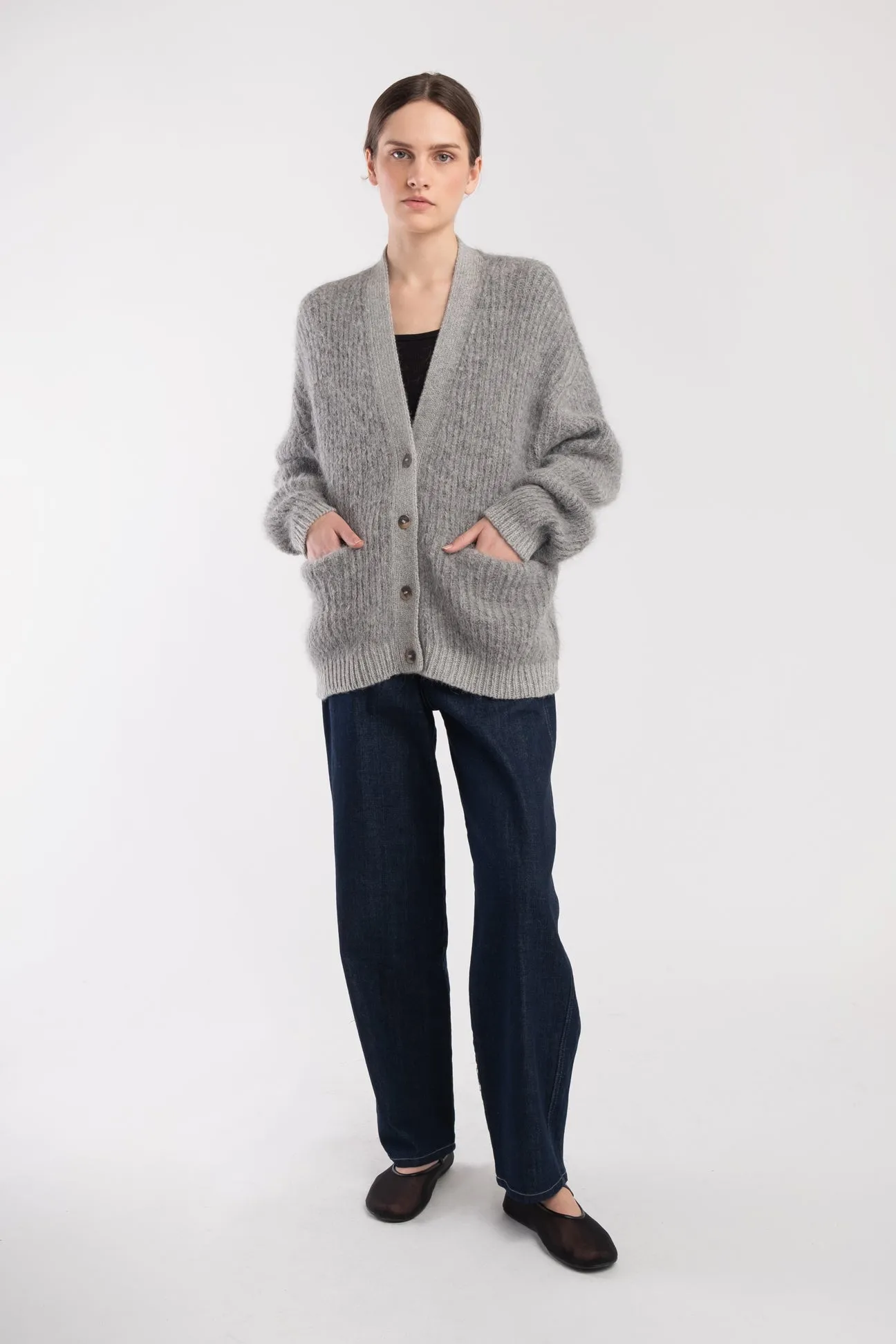 Heather Grey Kiko Cardigan