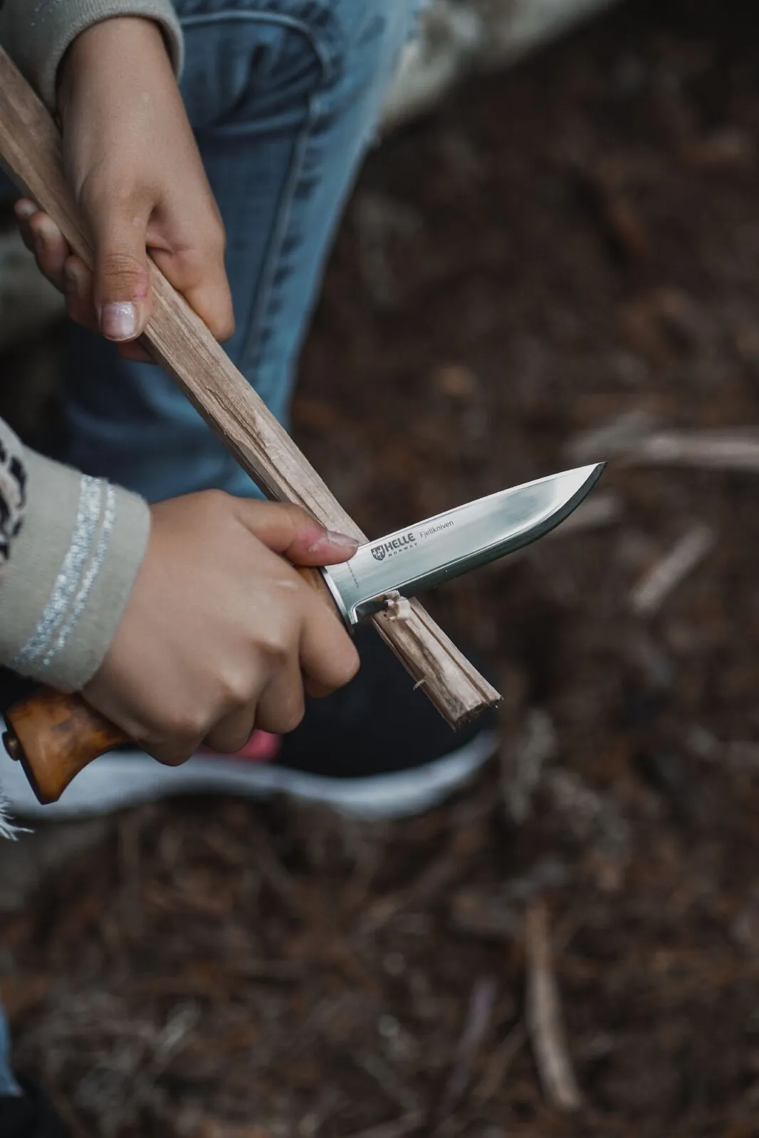 Helle Fjellkniven 95mm Sandvik 12C27 SS Knife