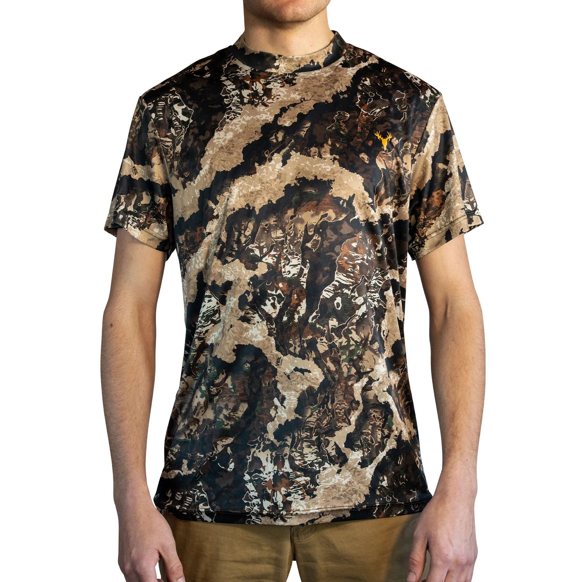 HOT SHOT Men's Camo Hunting Lightweight Performance Short Sleeve Shirt