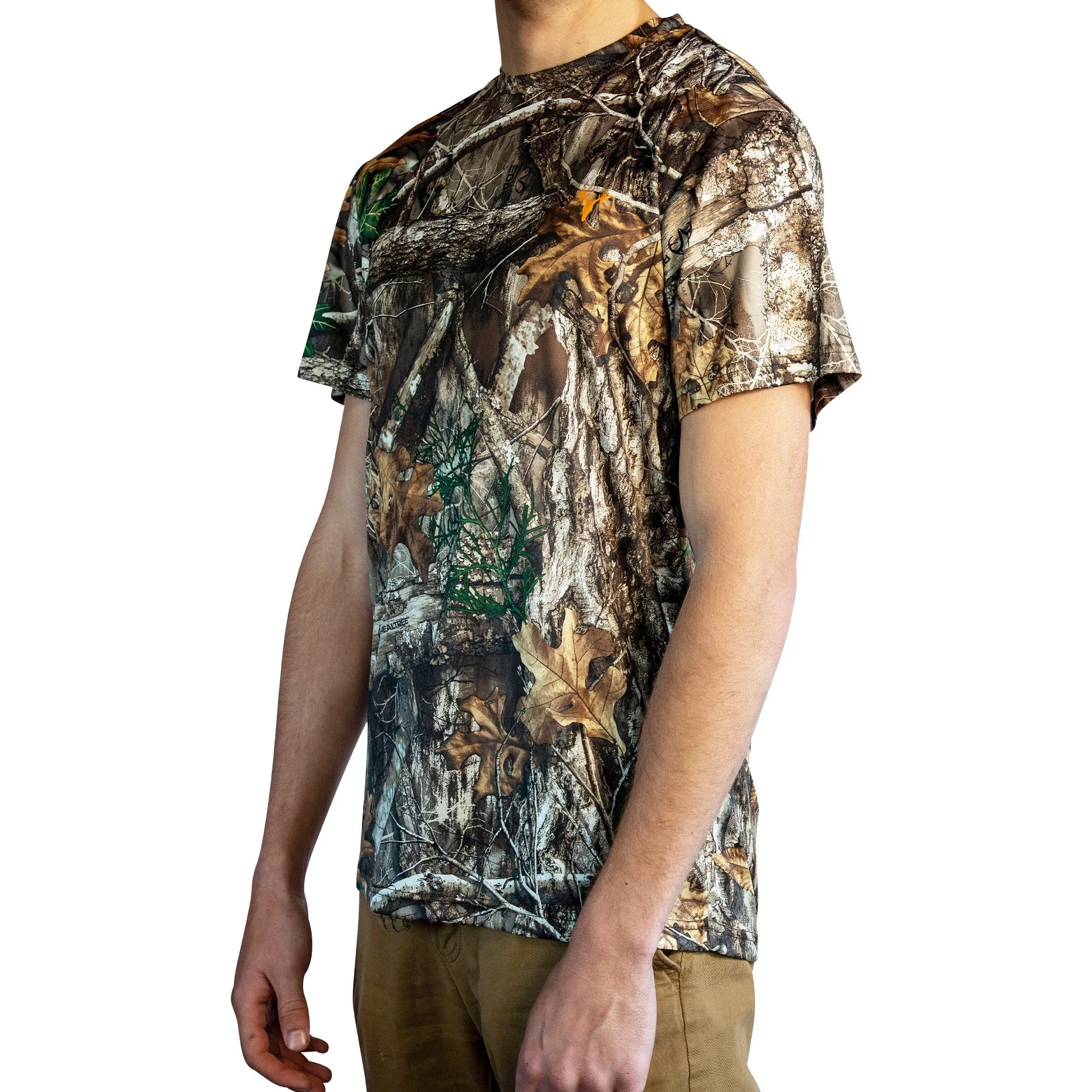 HOT SHOT Men's Camo Hunting Lightweight Performance Short Sleeve Shirt