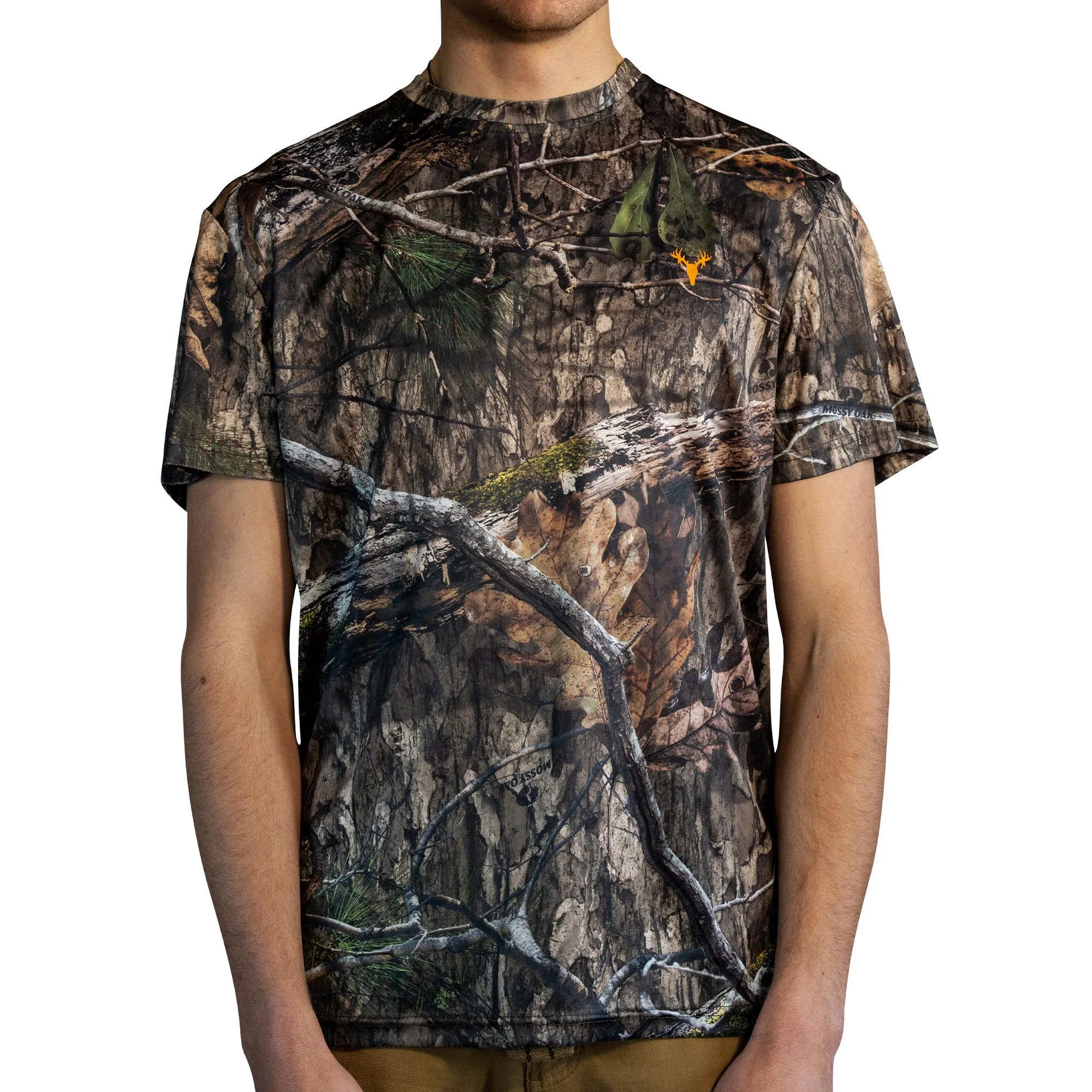 HOT SHOT Men's Camo Hunting Lightweight Performance Short Sleeve Shirt