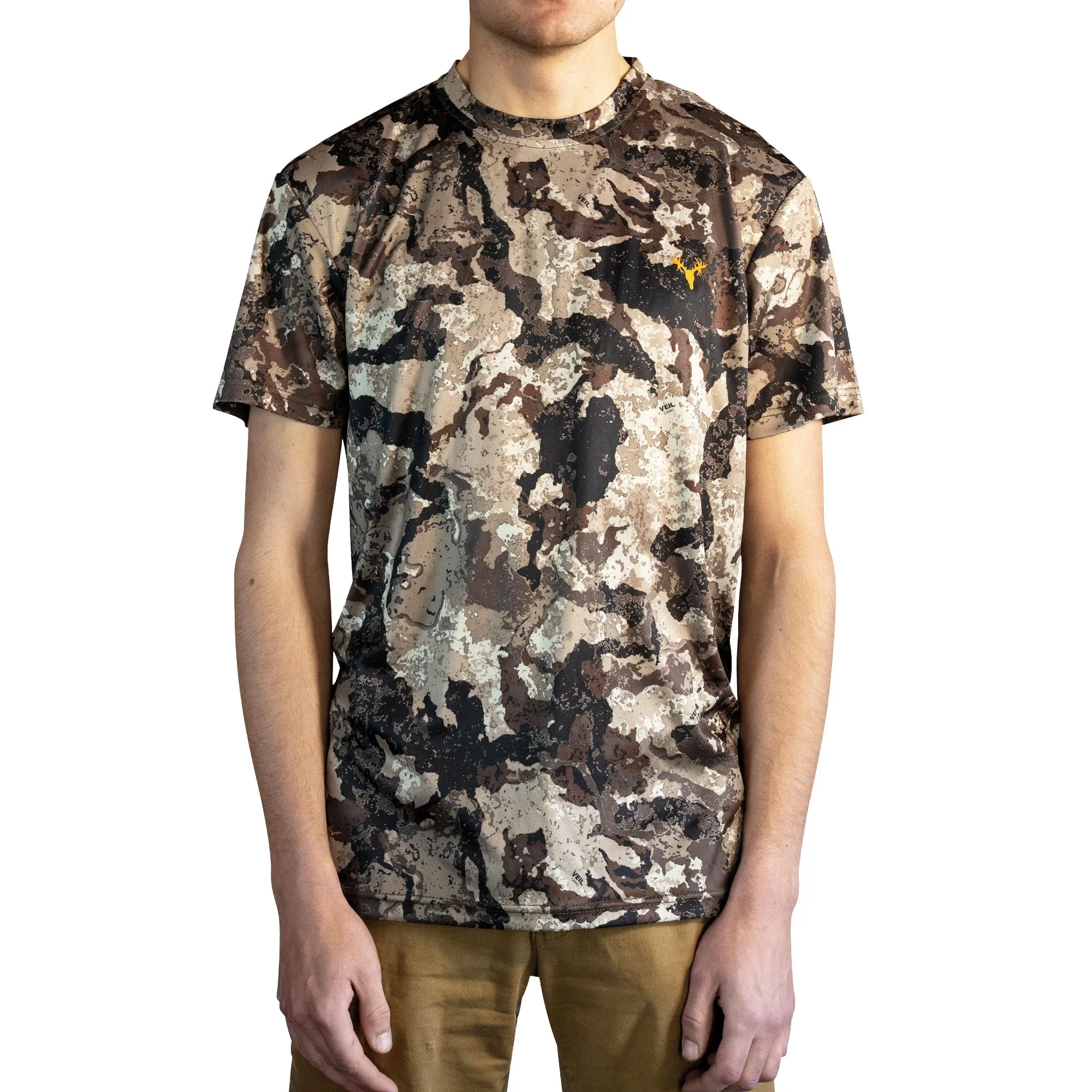 HOT SHOT Men's Camo Hunting Lightweight Performance Short Sleeve Shirt