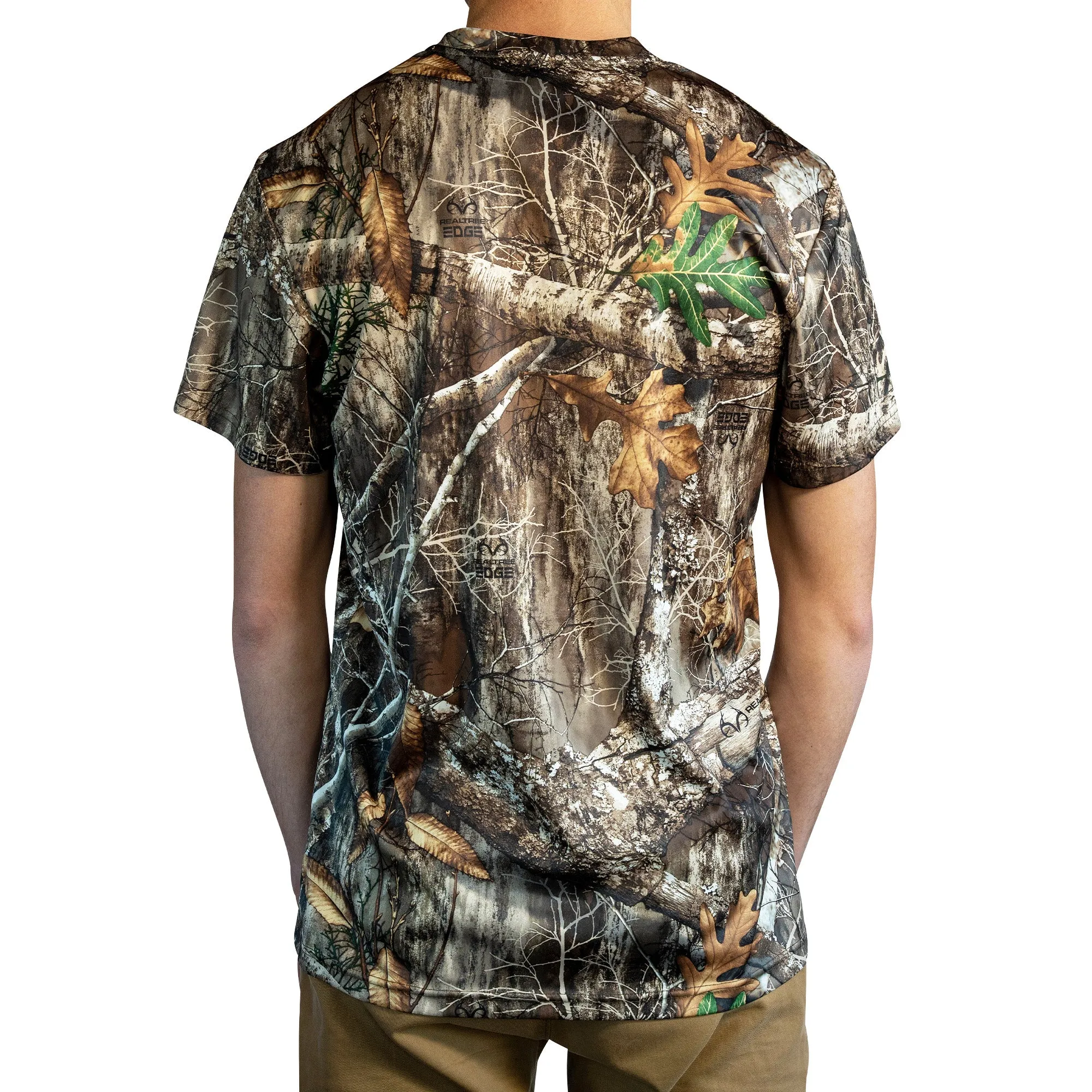 HOT SHOT Men's Camo Hunting Lightweight Performance Short Sleeve Shirt