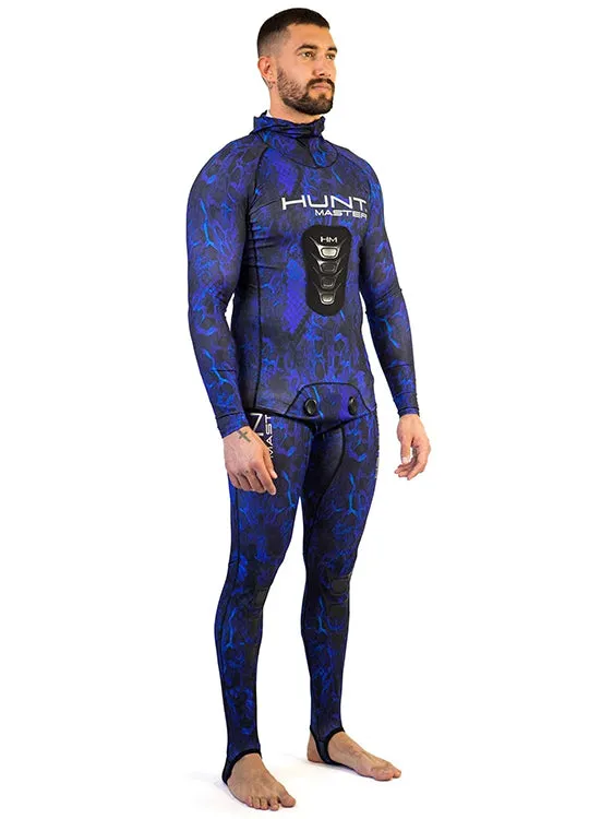 Huntmaster Hooded Spearfishing Rashguard 2-Piece Camo Suit Unisex