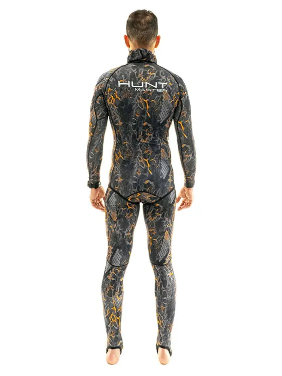 Huntmaster Hooded Spearfishing Rashguard 2-Piece Camo Suit Unisex