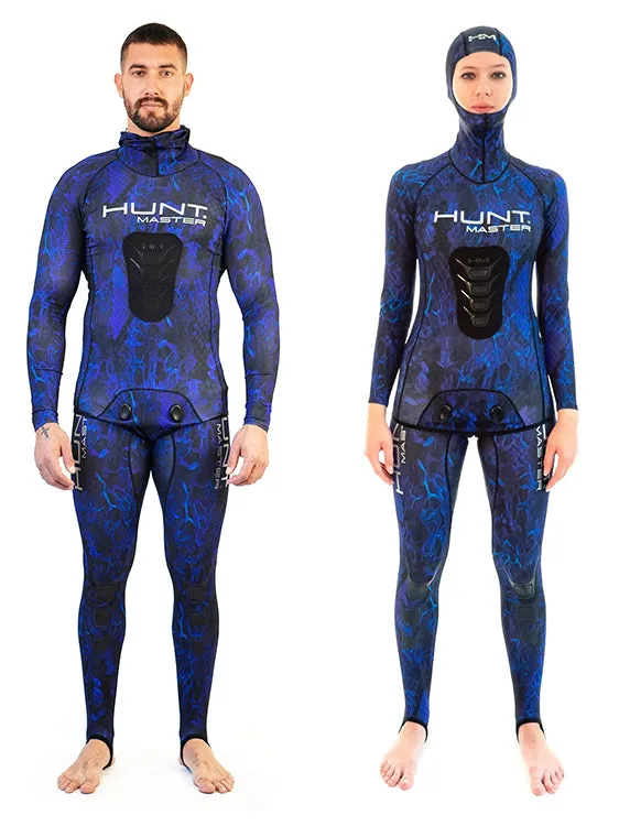 Huntmaster Hooded Spearfishing Rashguard 2-Piece Camo Suit Unisex