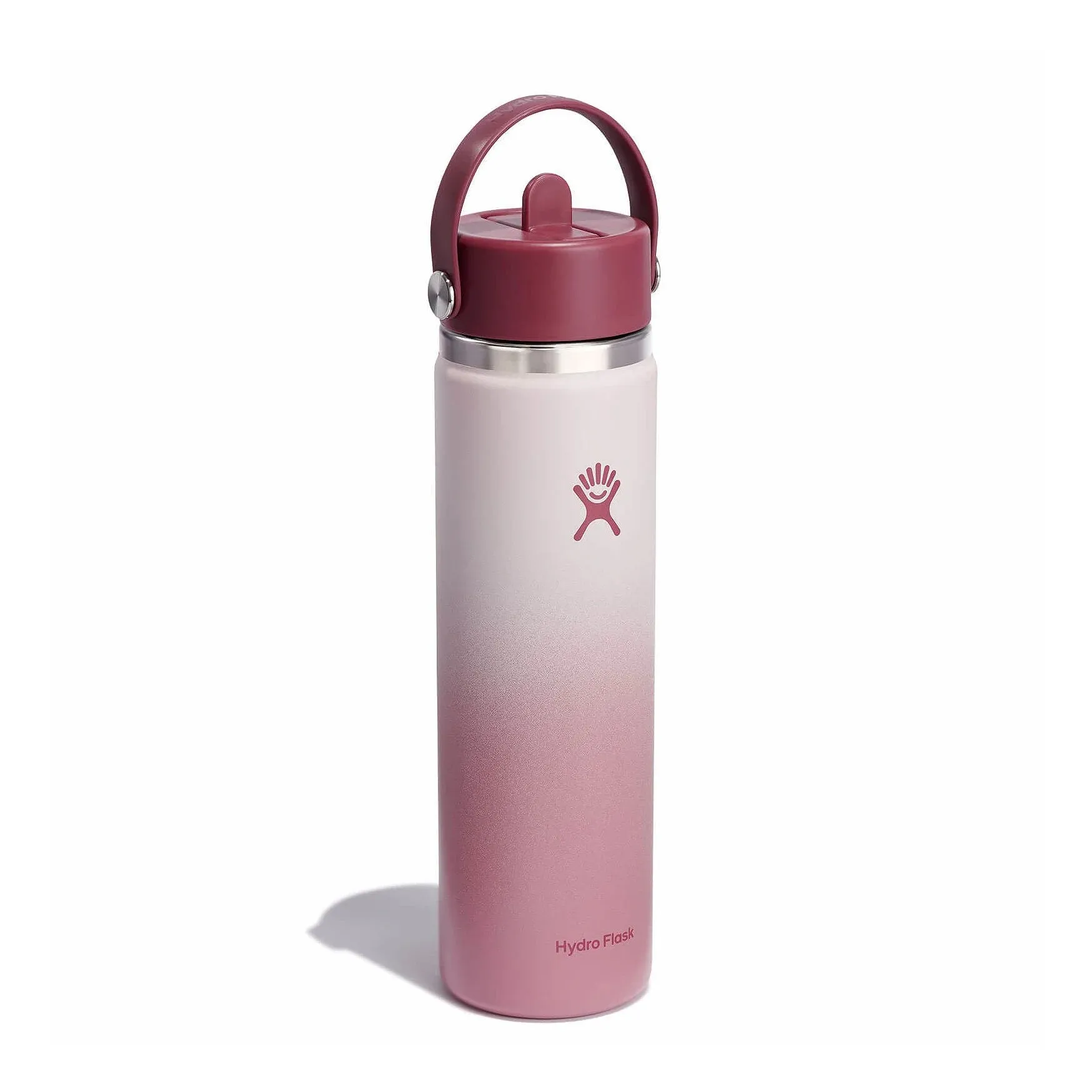 Hydro Flask 24oz Wide Mouth with Flex Straw Cap Color: Bayberry Ombre