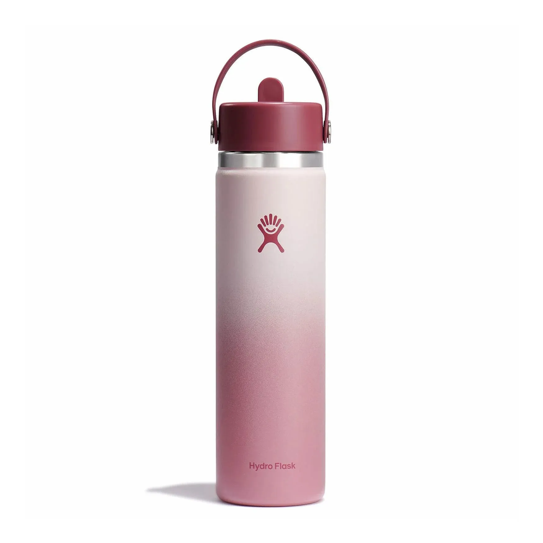 Hydro Flask 24oz Wide Mouth with Flex Straw Cap Color: Bayberry Ombre