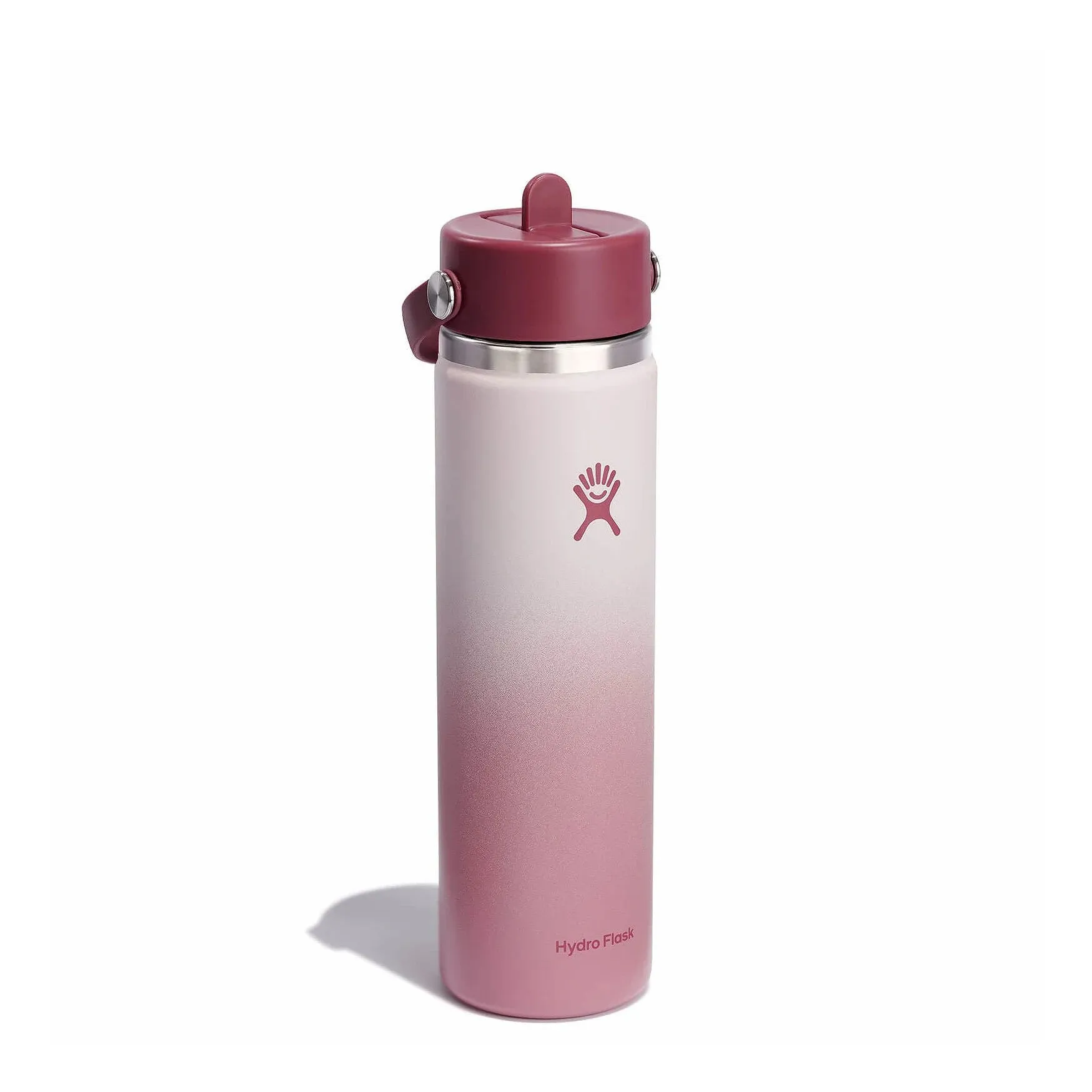 Hydro Flask 24oz Wide Mouth with Flex Straw Cap Color: Bayberry Ombre