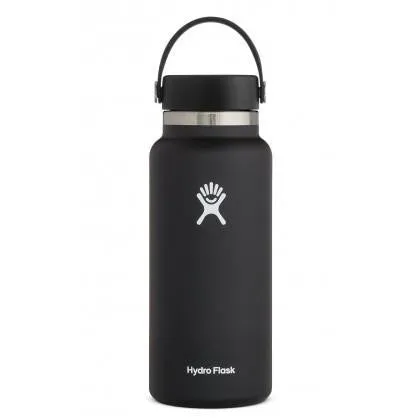 Hydro Flask Hydration Bottle Wide Mouth 32oz/946ml - Black