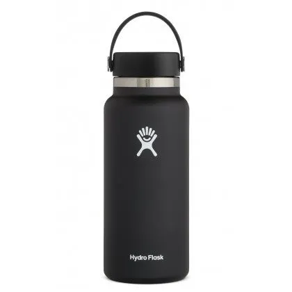 Hydro Flask Hydration Bottle Wide Mouth 32oz/946ml - Black