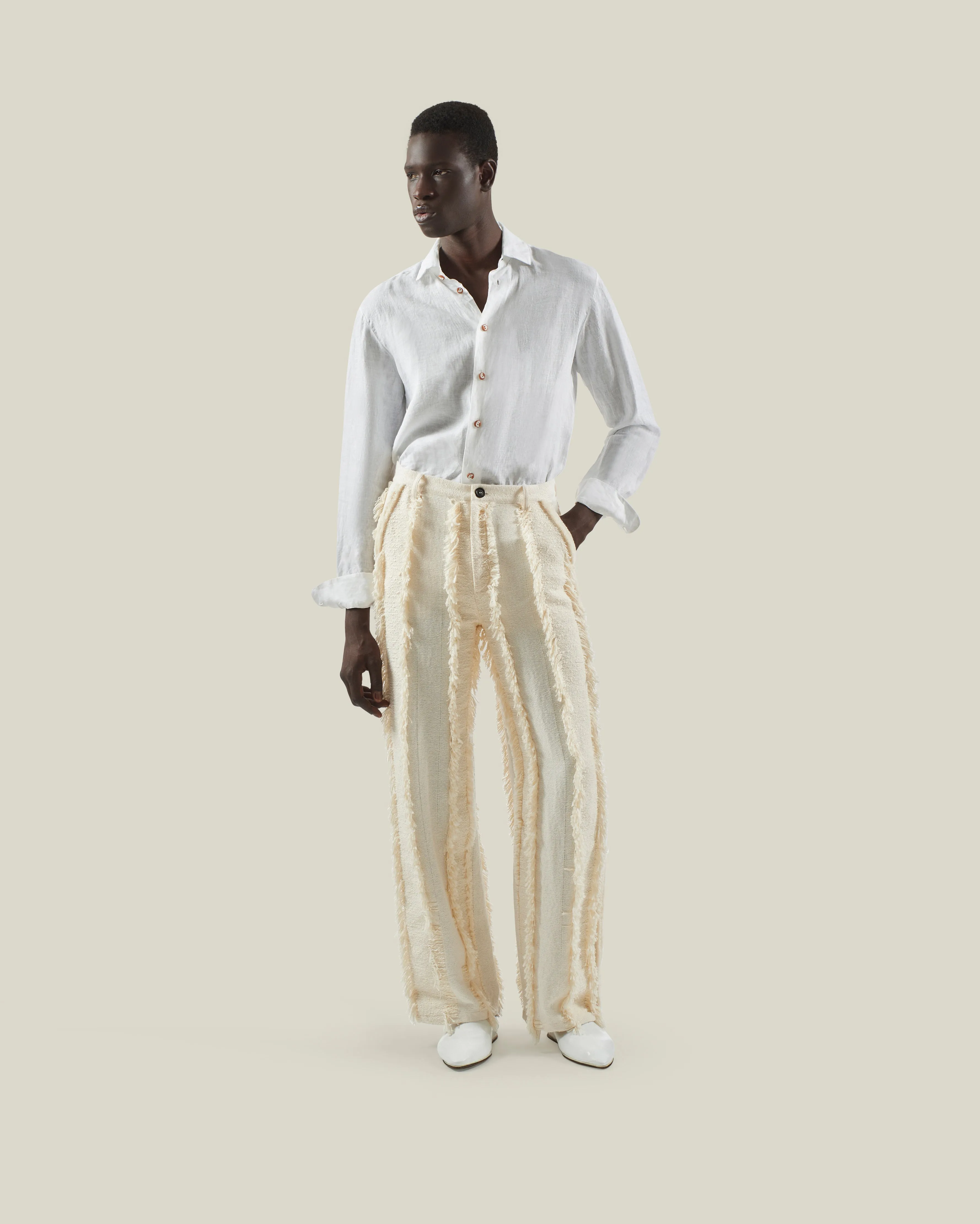 Iglesias Pants in Ivory