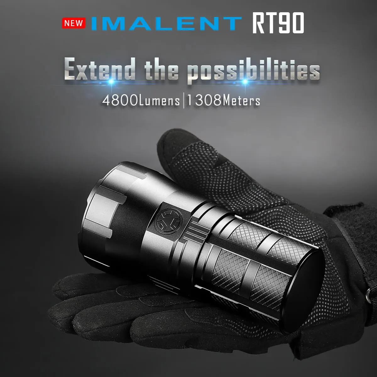 IMALENT RT90 2nd 4800 lumens flashlight