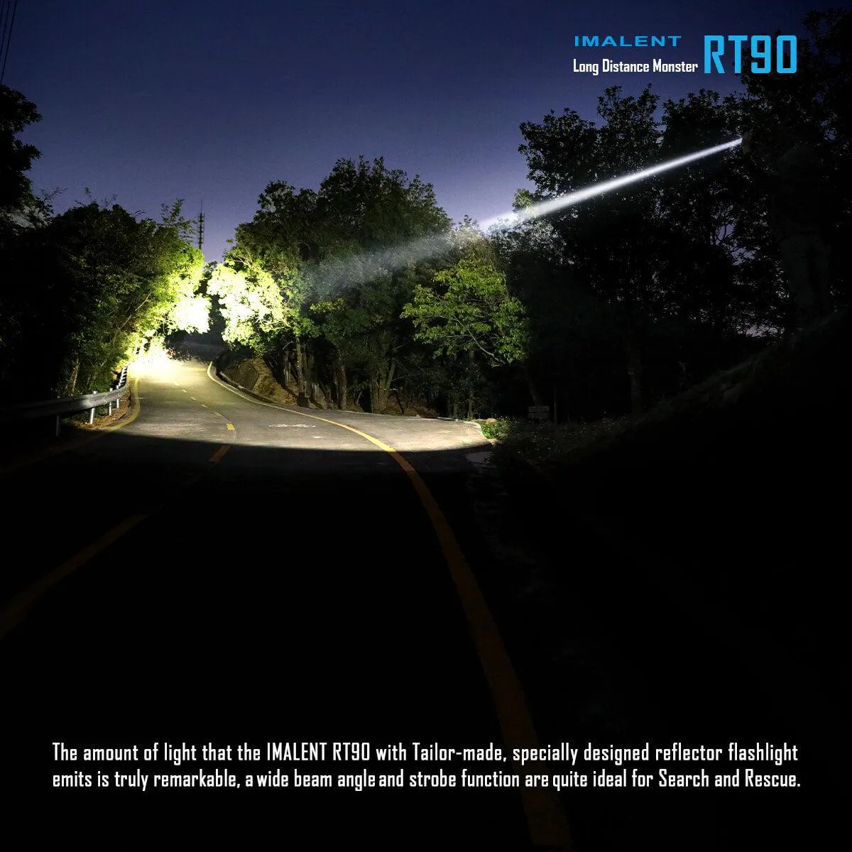 IMALENT RT90 2nd 4800 lumens flashlight