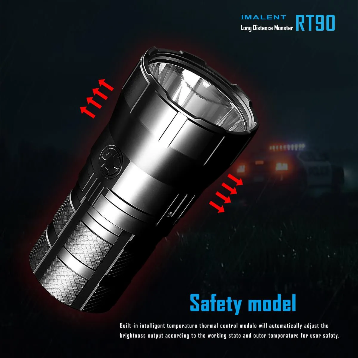 IMALENT RT90 2nd 4800 lumens flashlight