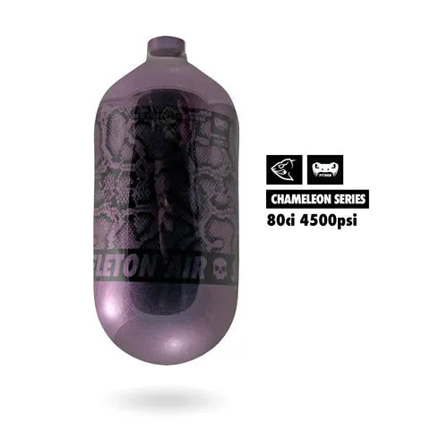 Infamous "Chameleon Series" Python Hyperlight Air Tank - 80ci (Bottle Only) - Black Cherry - BOD 6/22