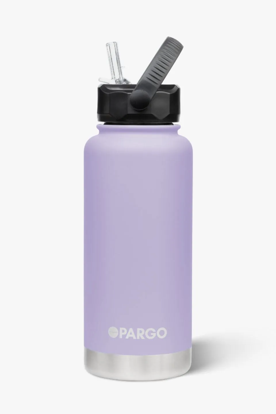 Insulated Love Lilac 950ml with Straw Lid Bottle