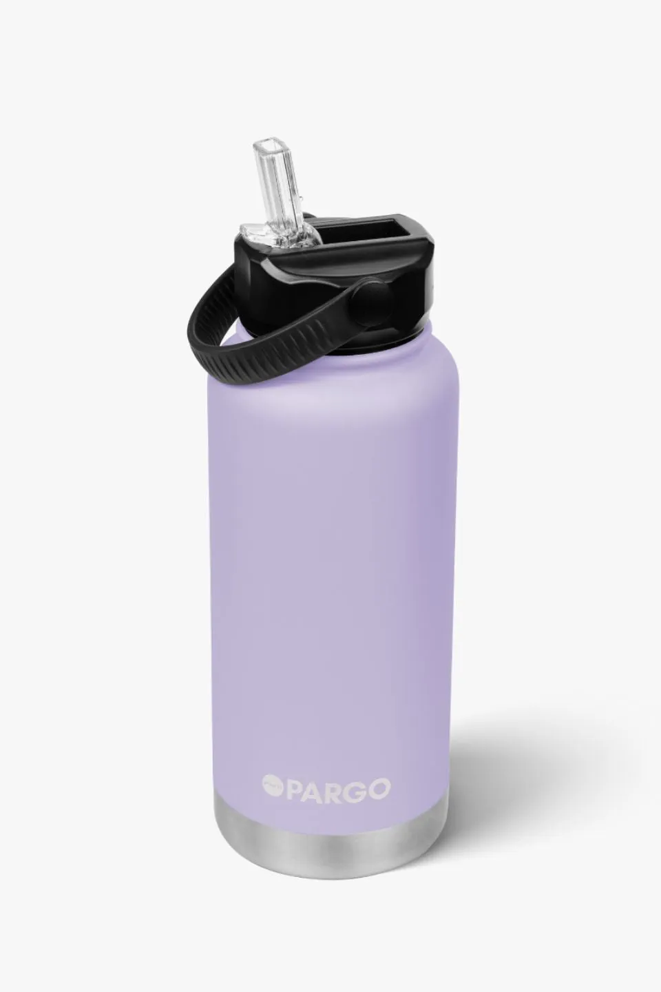 Insulated Love Lilac 950ml with Straw Lid Bottle