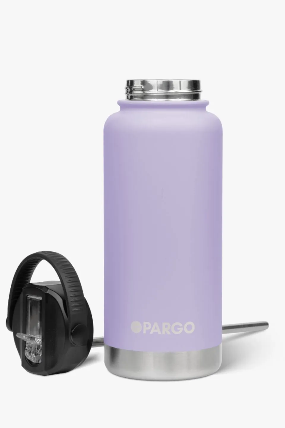 Insulated Love Lilac 950ml with Straw Lid Bottle