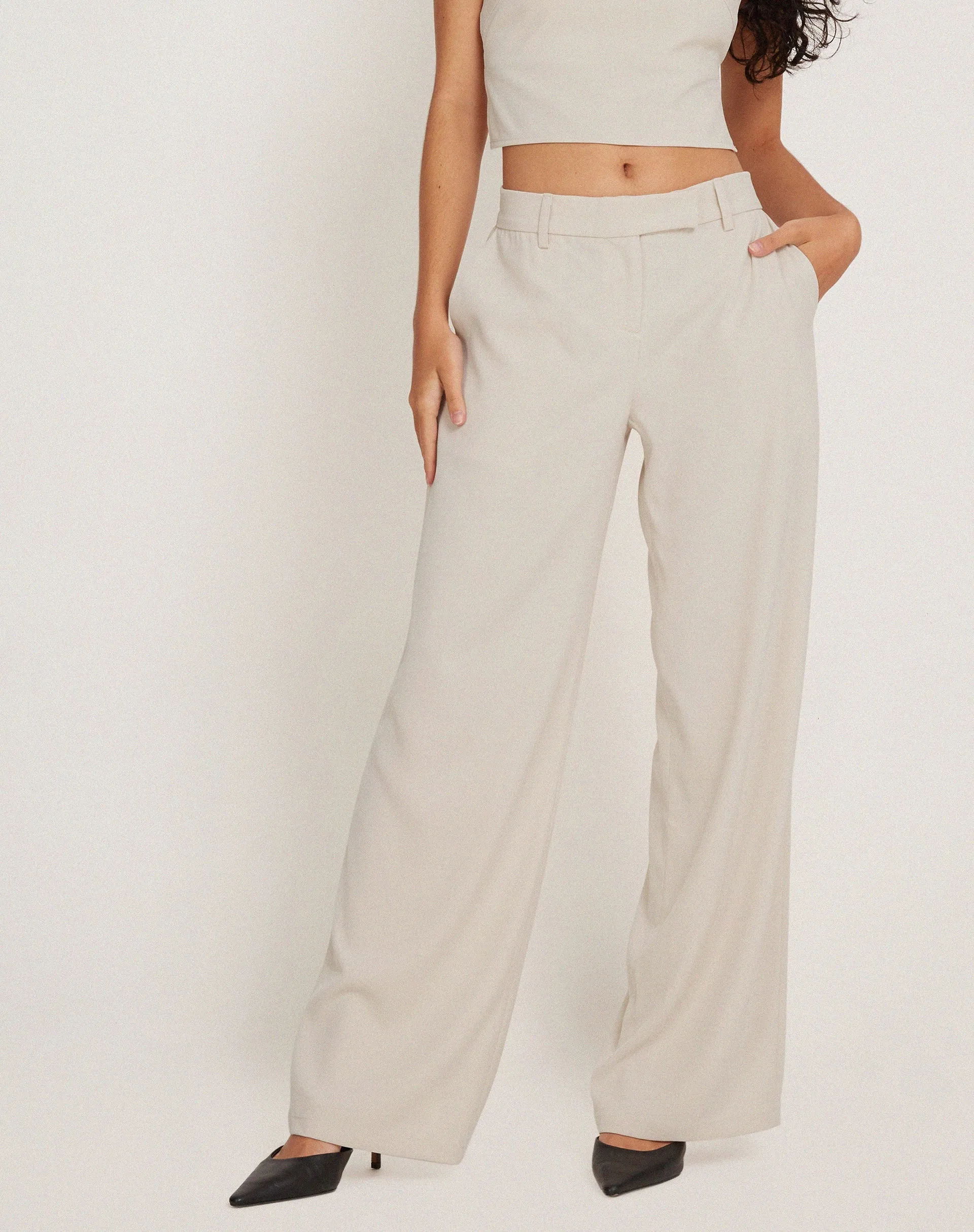 Jabba Trouser in Light Cream