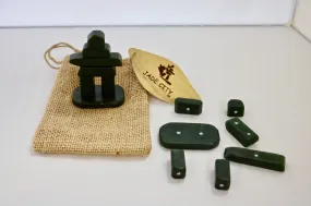 Jade Magnetic Inukshuk, 3"