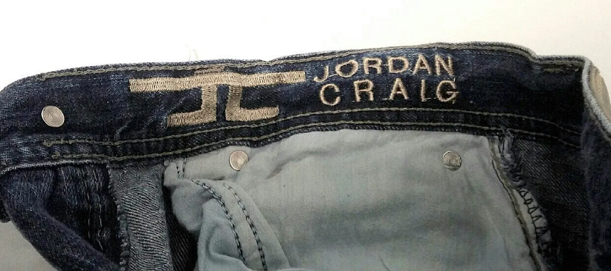 Jordan Craig-100% Cotton,Straight-Leg Denim Jeans- size 30x30