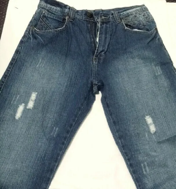 Jordan Craig-100% Cotton,Straight-Leg Denim Jeans- size 30x30