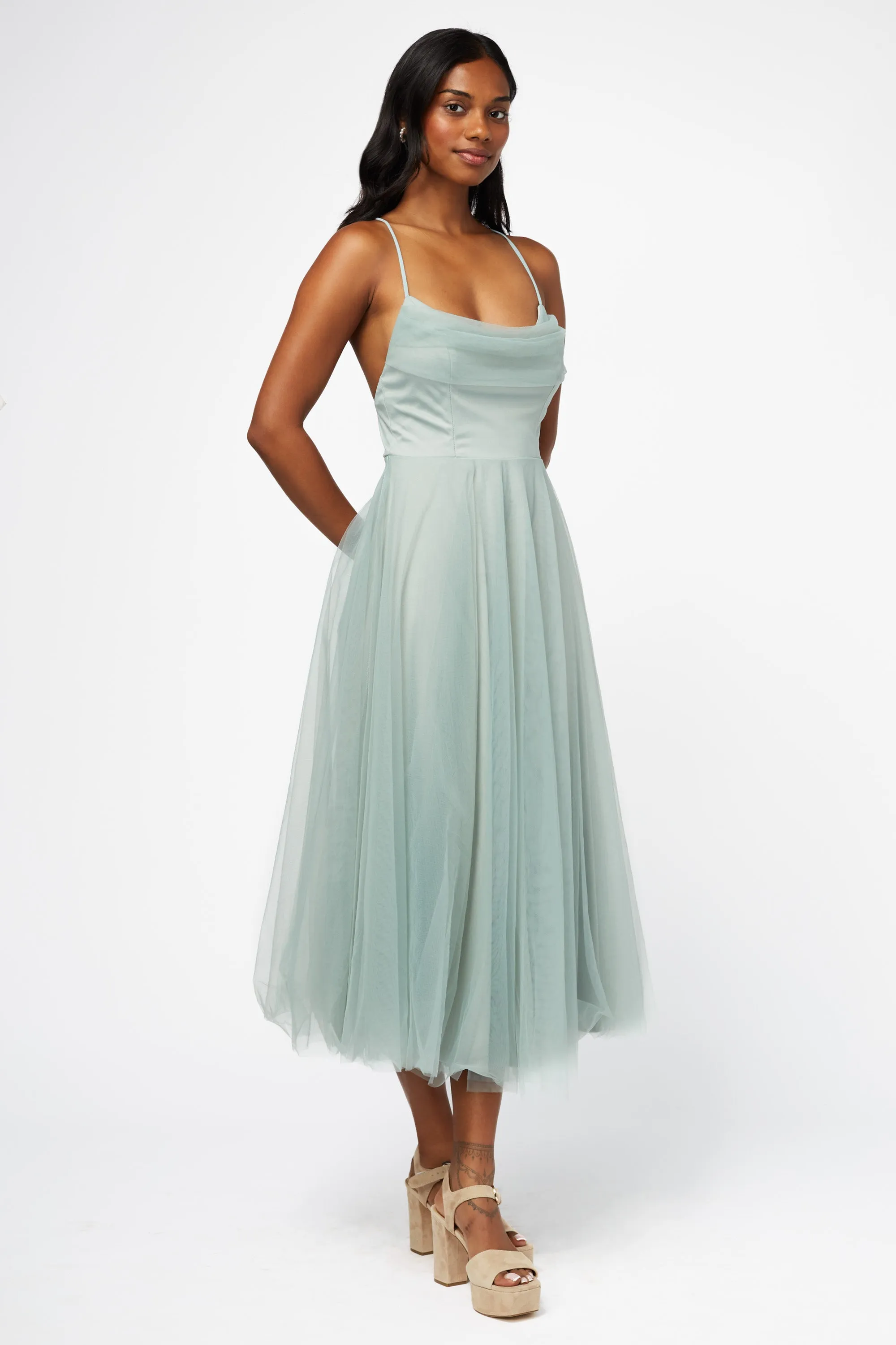 Josie Tulle Maxi Dress