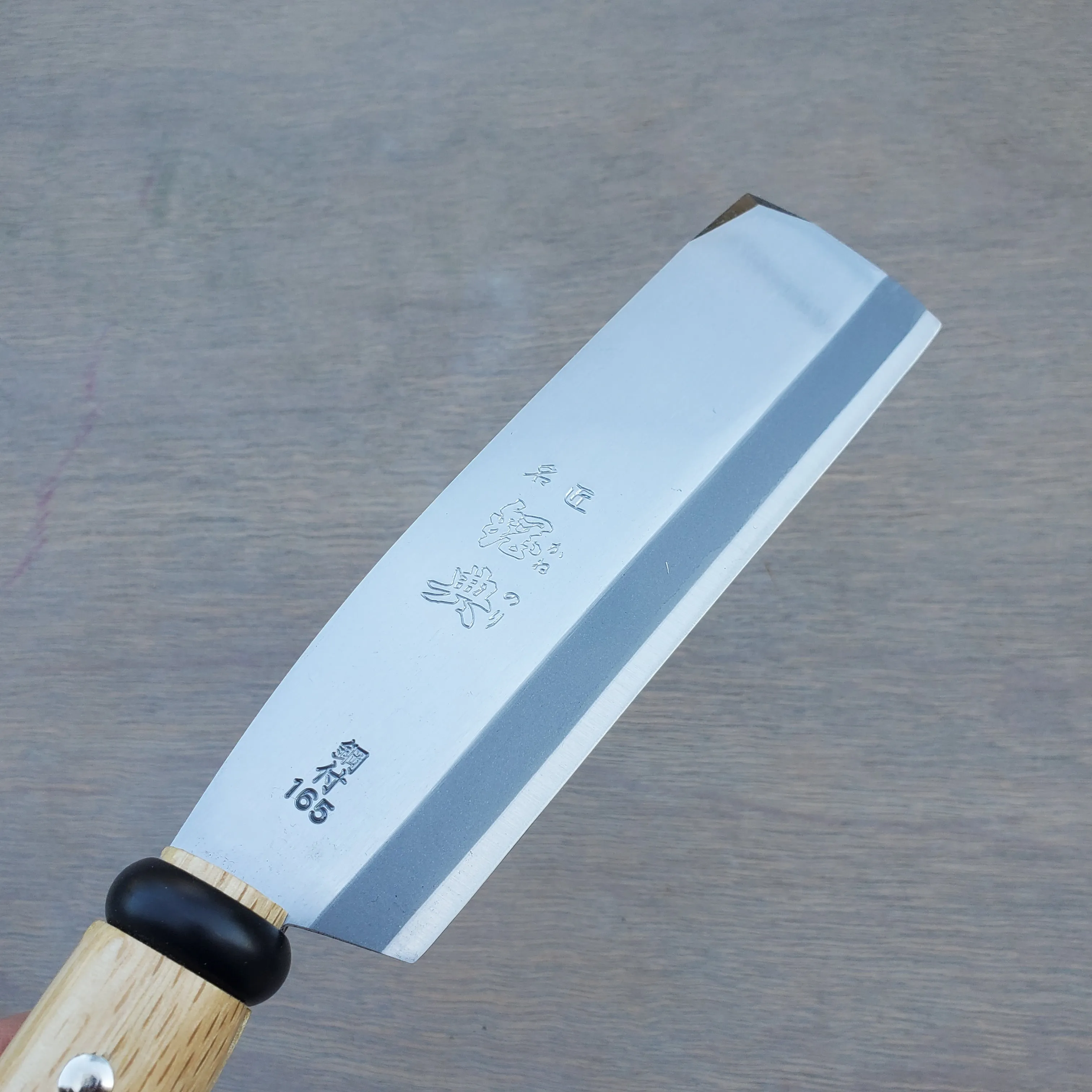 Kanenori 165mm Jigata Nata Hatchet - Double Bevel