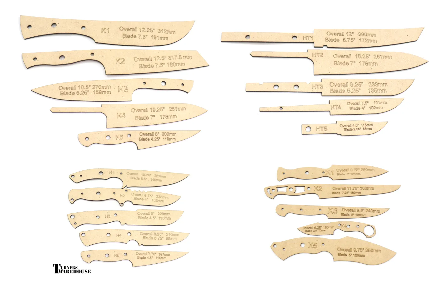 Knife Templates