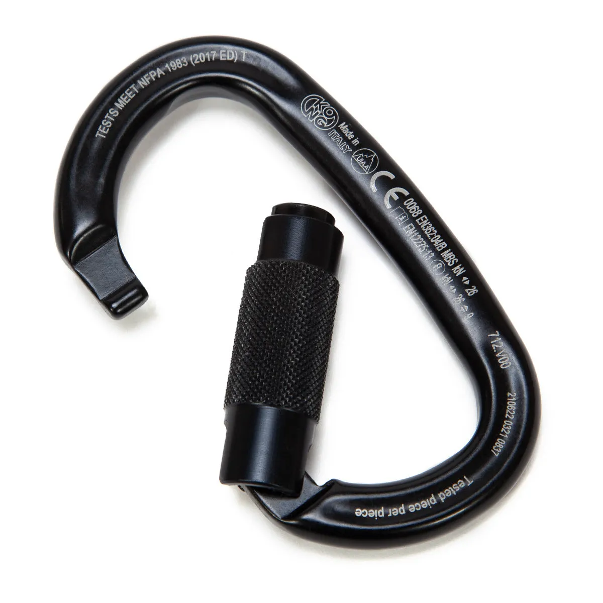 Kong Oval Carabiner - Black