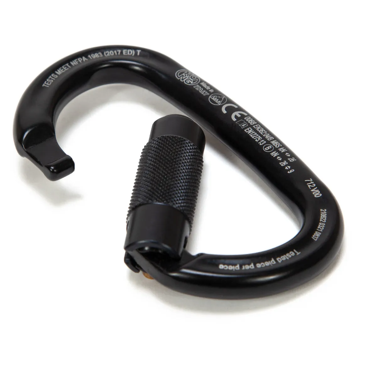 Kong Oval Carabiner - Black