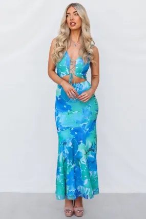 Kyala Maxi Dress - Blue Multi