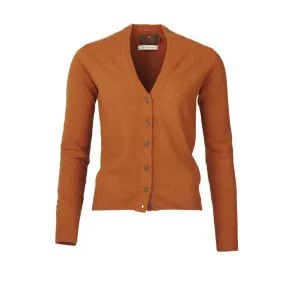 Laksen Healey Italian Lambswool Ladies Cardigan - Lava