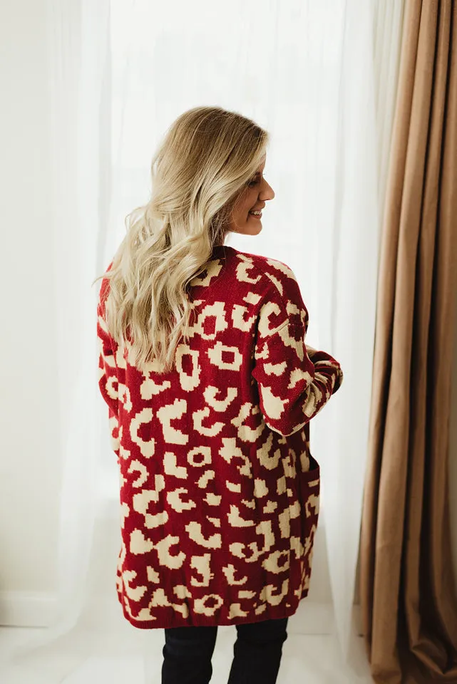 Leopard Pattern Cardi