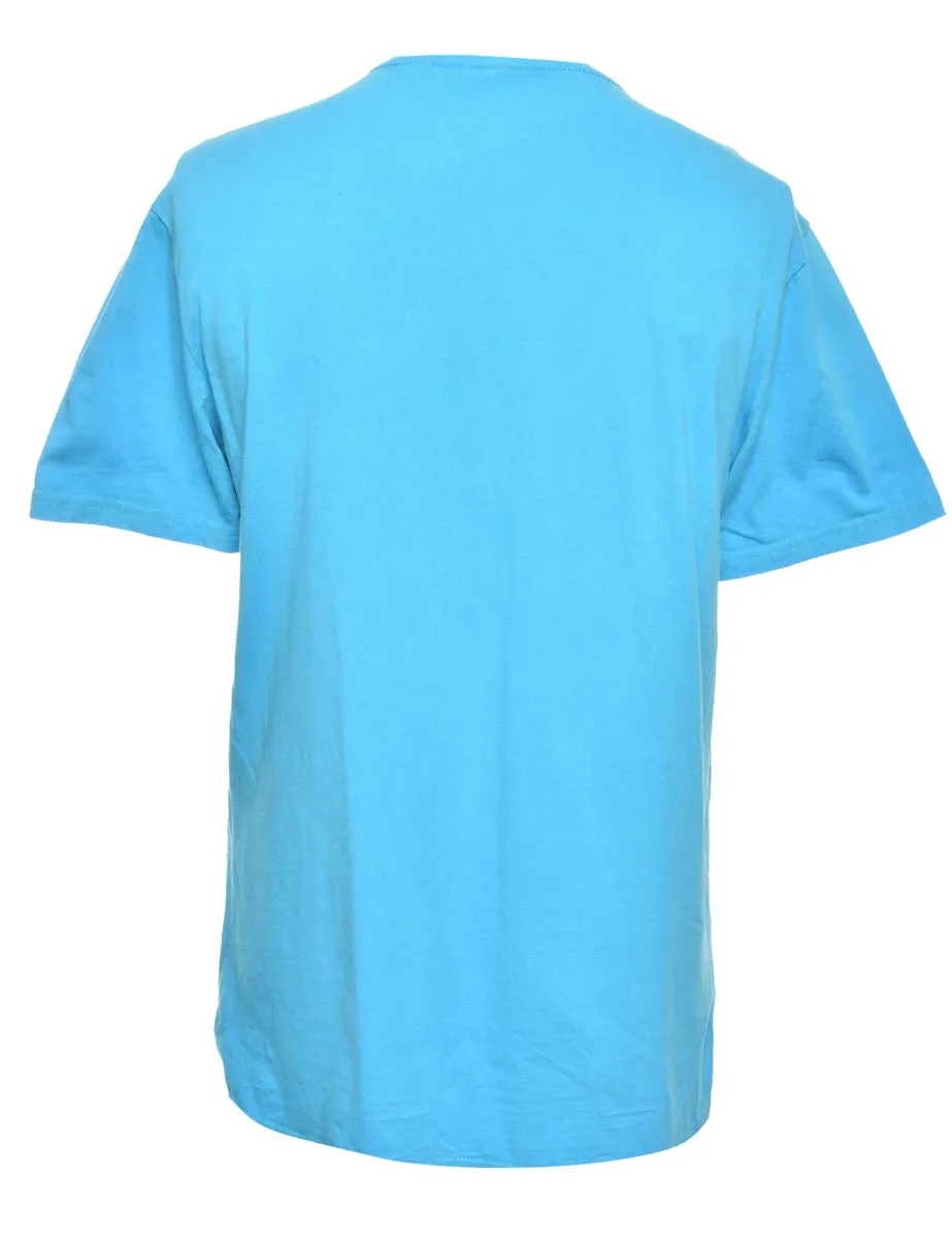 Light Blue Printed T-shirt - S