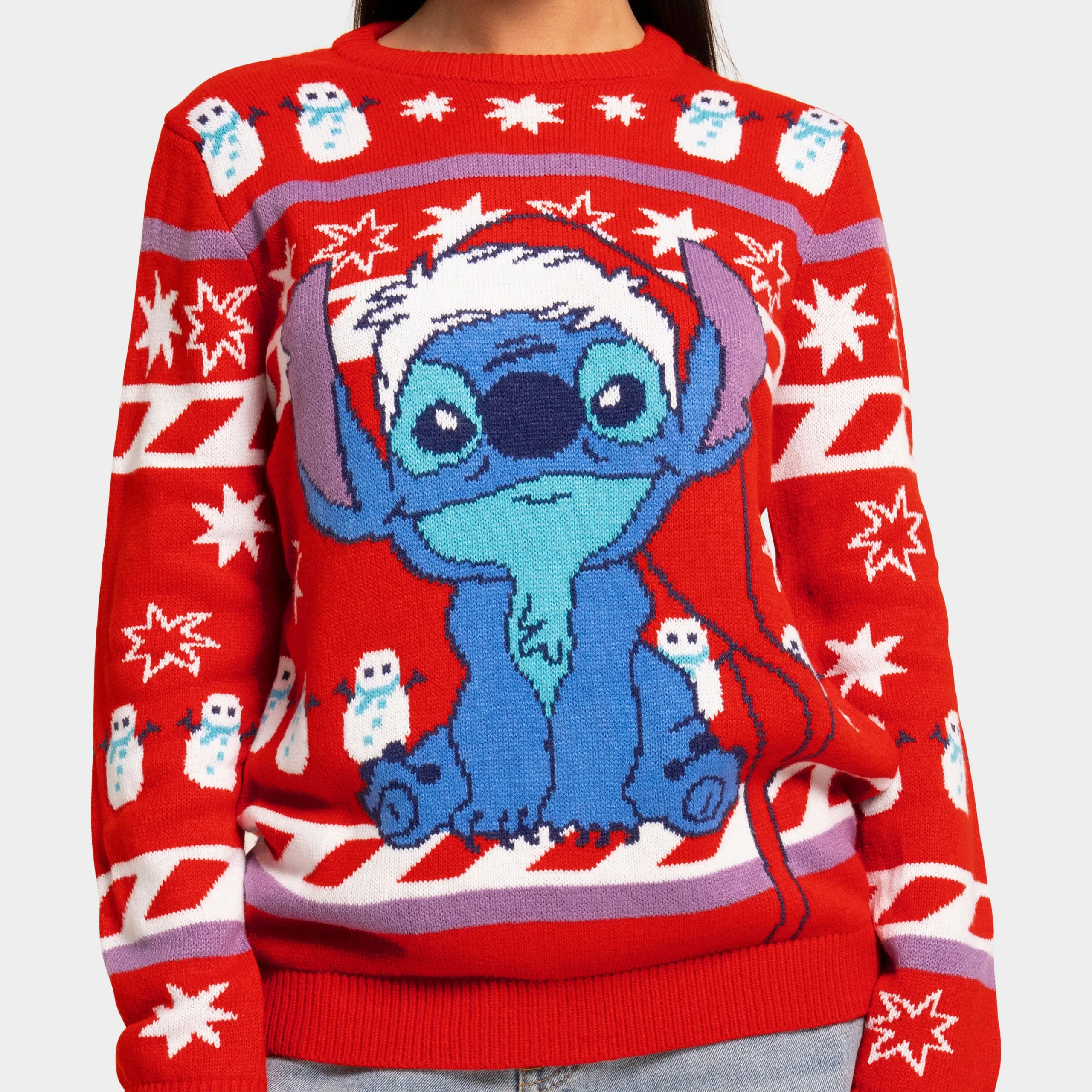 Lilo And Stitch Womens Christmas Jumper