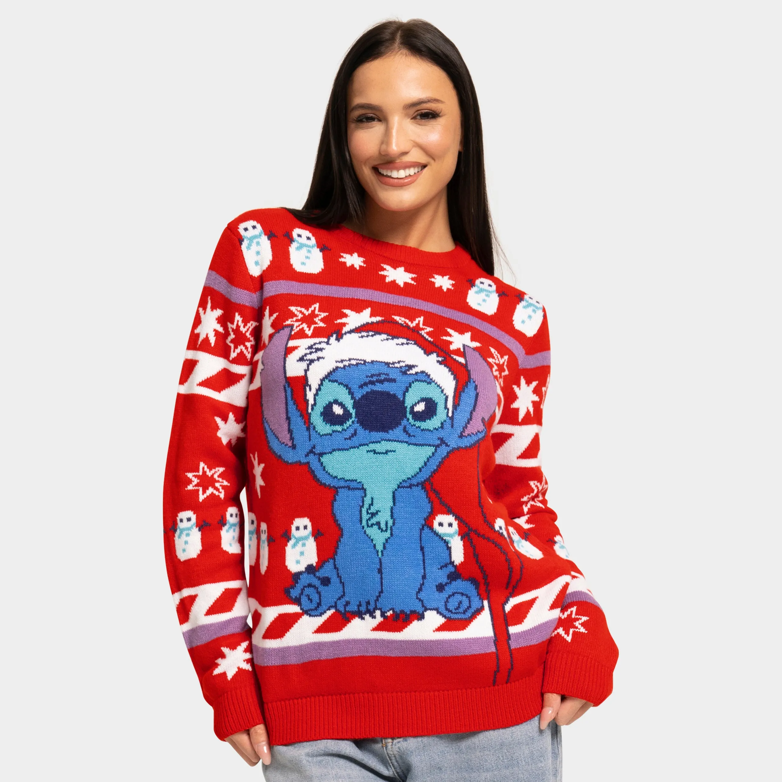 Lilo And Stitch Womens Christmas Jumper