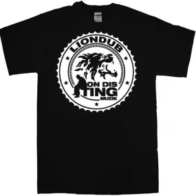 Liondub On Dis Ting Muzik Black T-Shirt