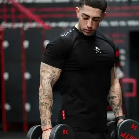 Men T Shirts Fashion Summer Bodybuilding Letter