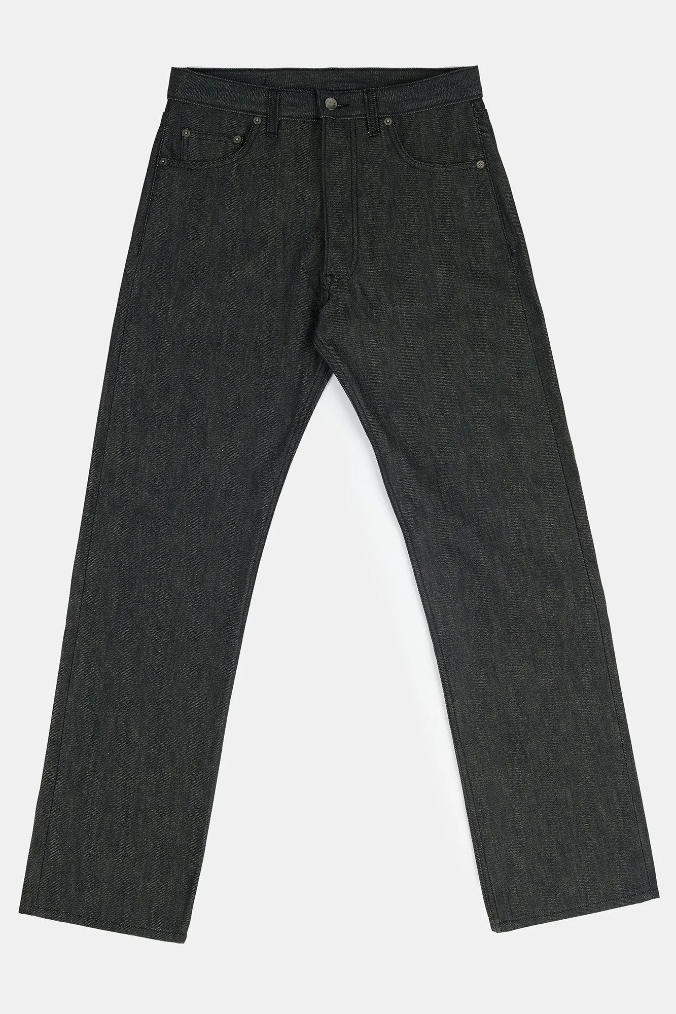 Men's Loose Fit Button Fly Arran Jean - Black