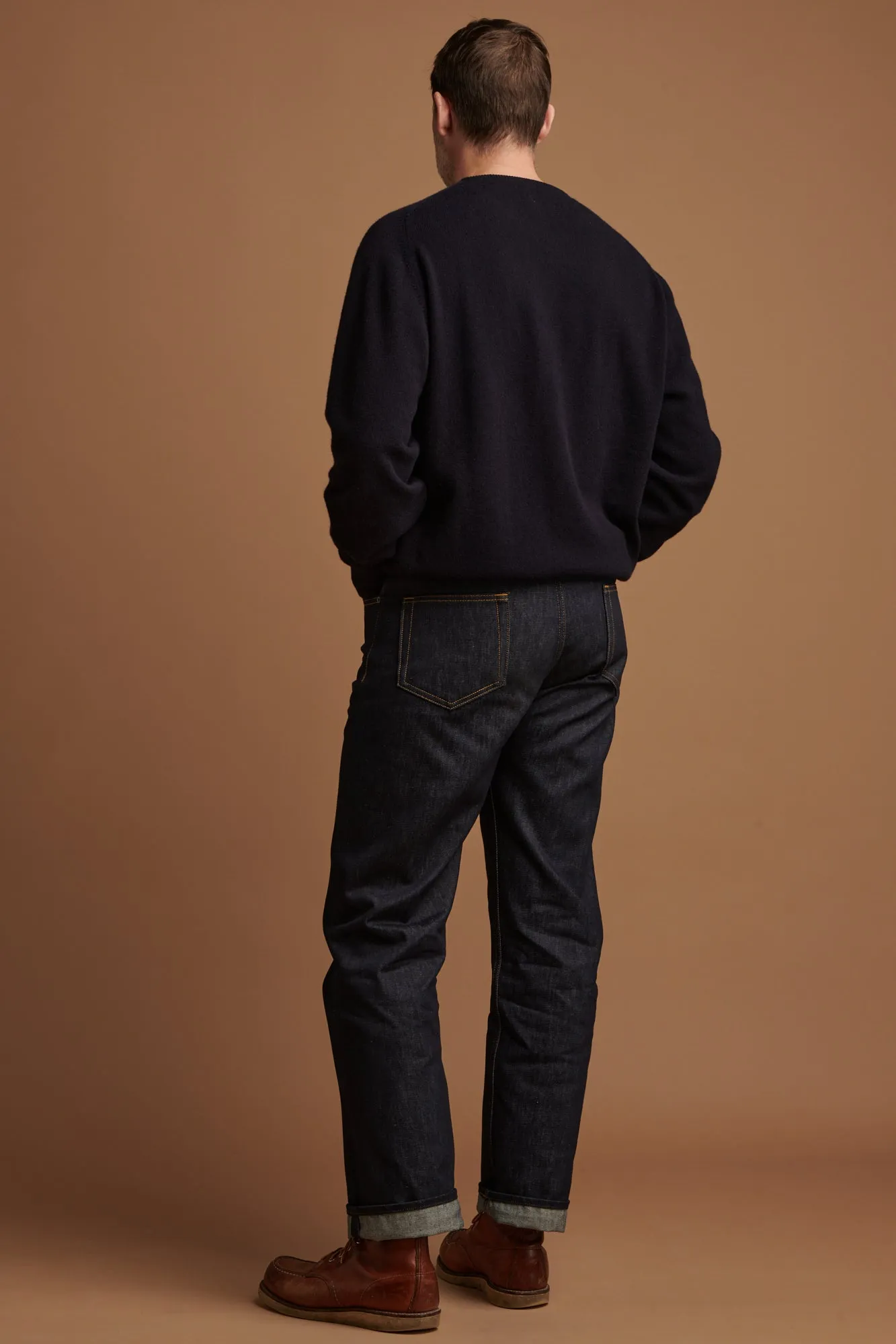 Men's Loose Fit Button Fly Arran Jean - Indigo